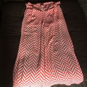 New Peach & White Striped Pants!